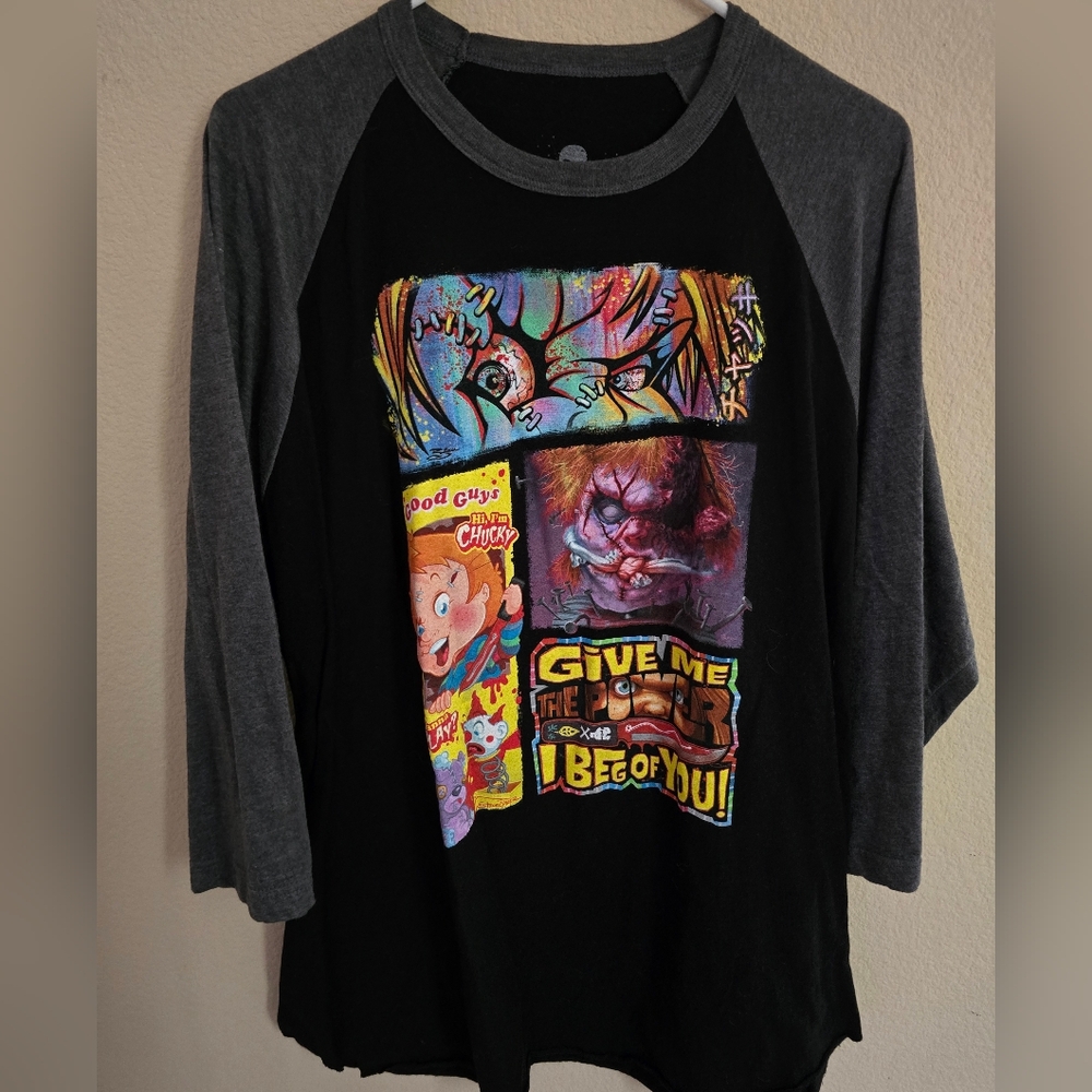 Chucky Graphic Raglan Tee